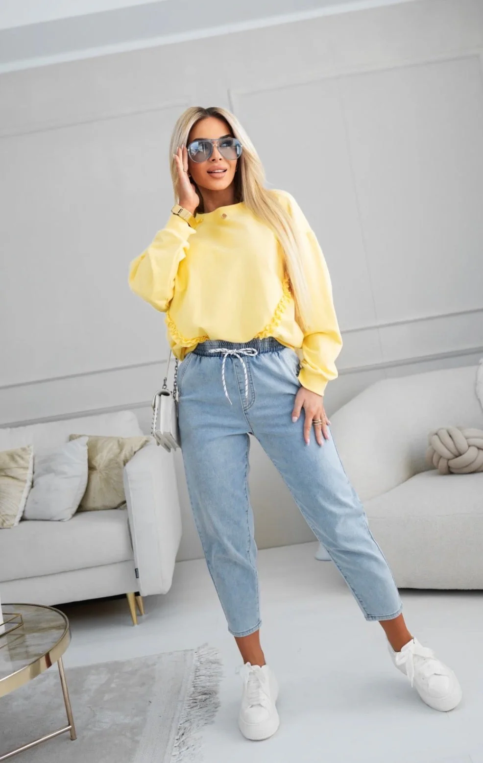 Bluza Sofia – Pastelowa Żółć - Image 2