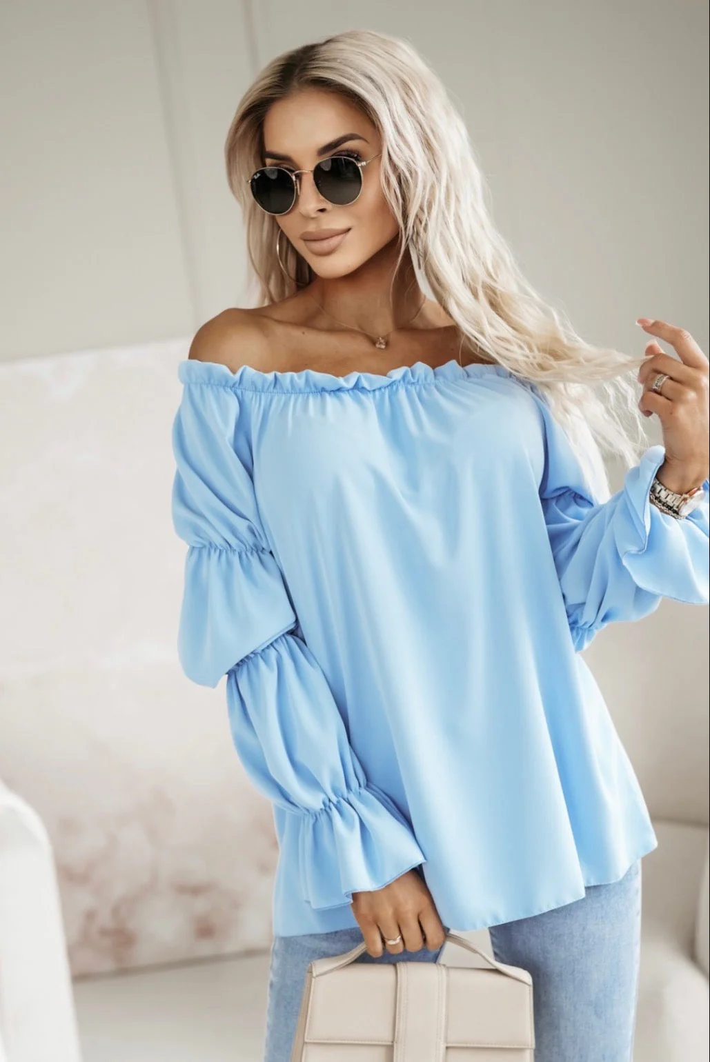 Bluzka Calyra – Błękitna