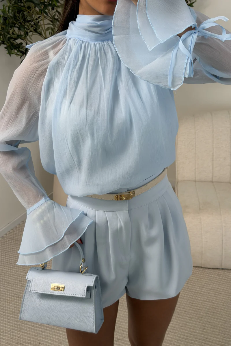 Bluzka Mirelle – Jasnoniebieska - Image 2