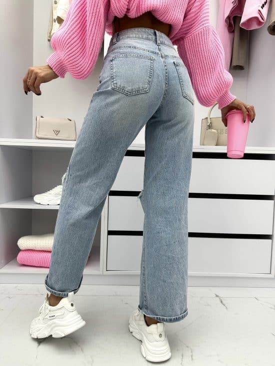 Jeansy Mom Fit – Jasnoniebieskie - Image 5