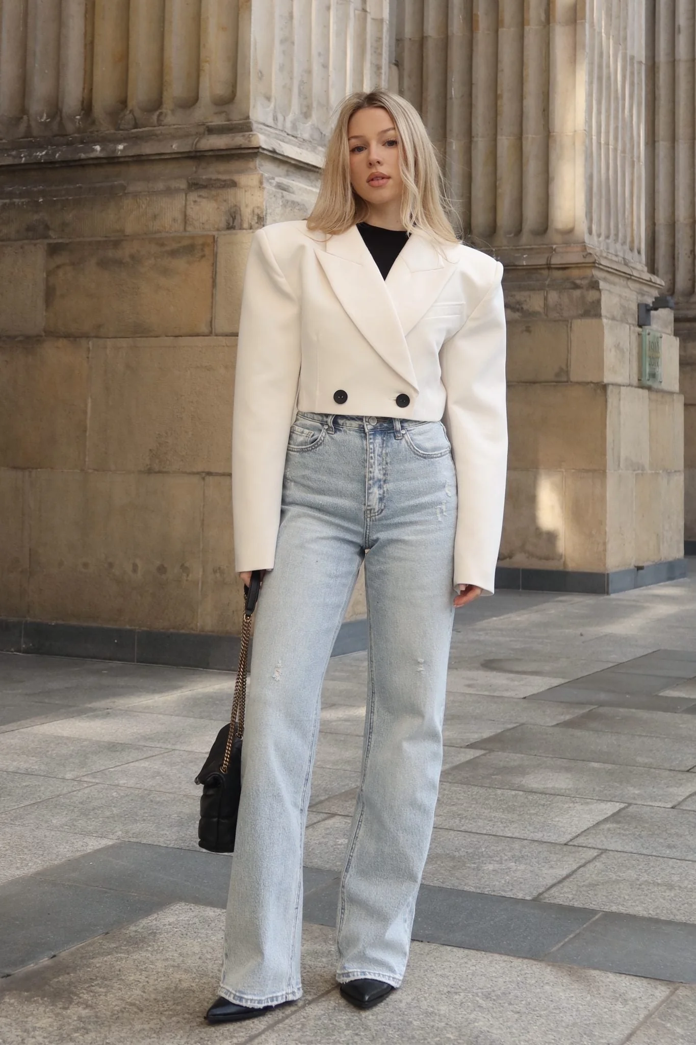 Jeansy Straight Leg – Jasny Denim - Image 2