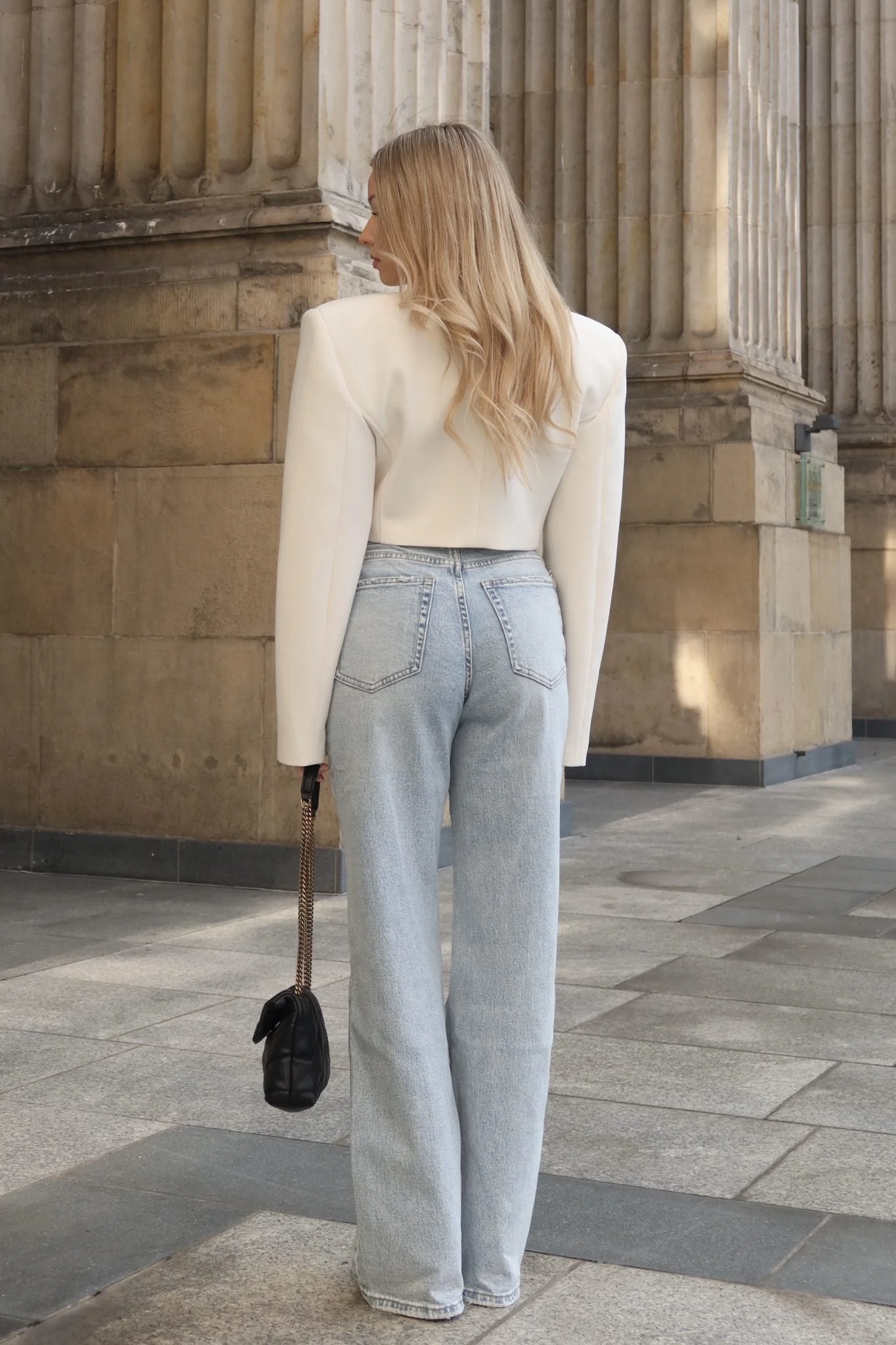 Jeansy Straight Leg – Jasny Denim - Image 4