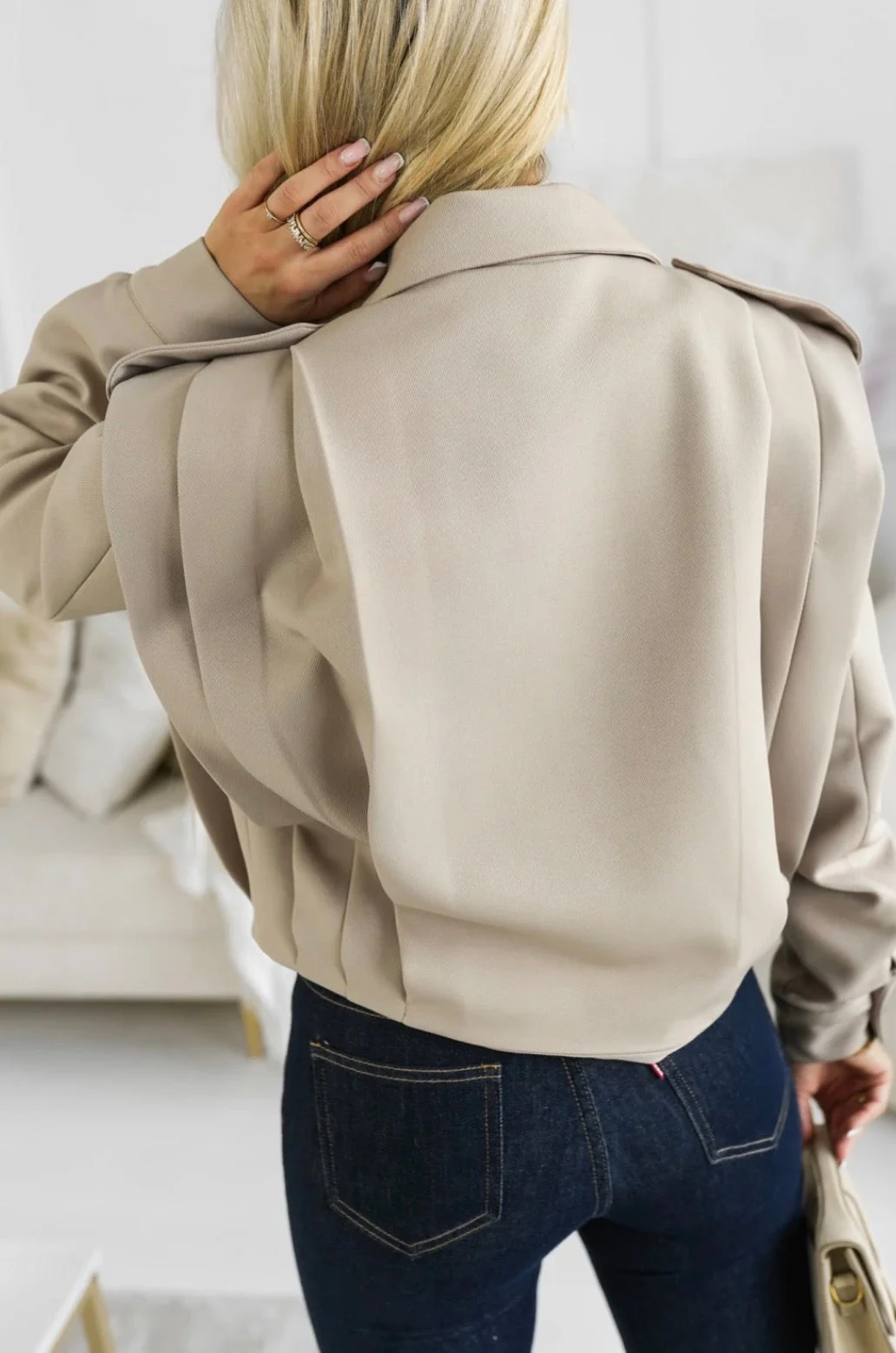 Kurtka Everyday Style – Beżowa - Image 3