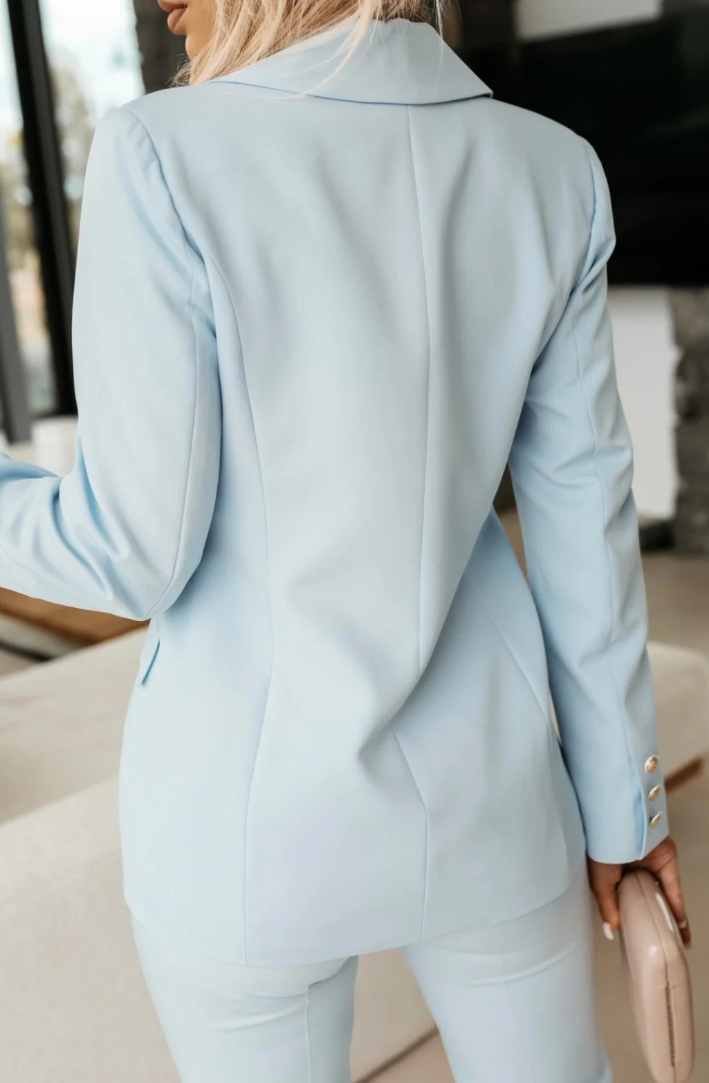 Marynarka Elegant Chic – Błękitna - Image 5