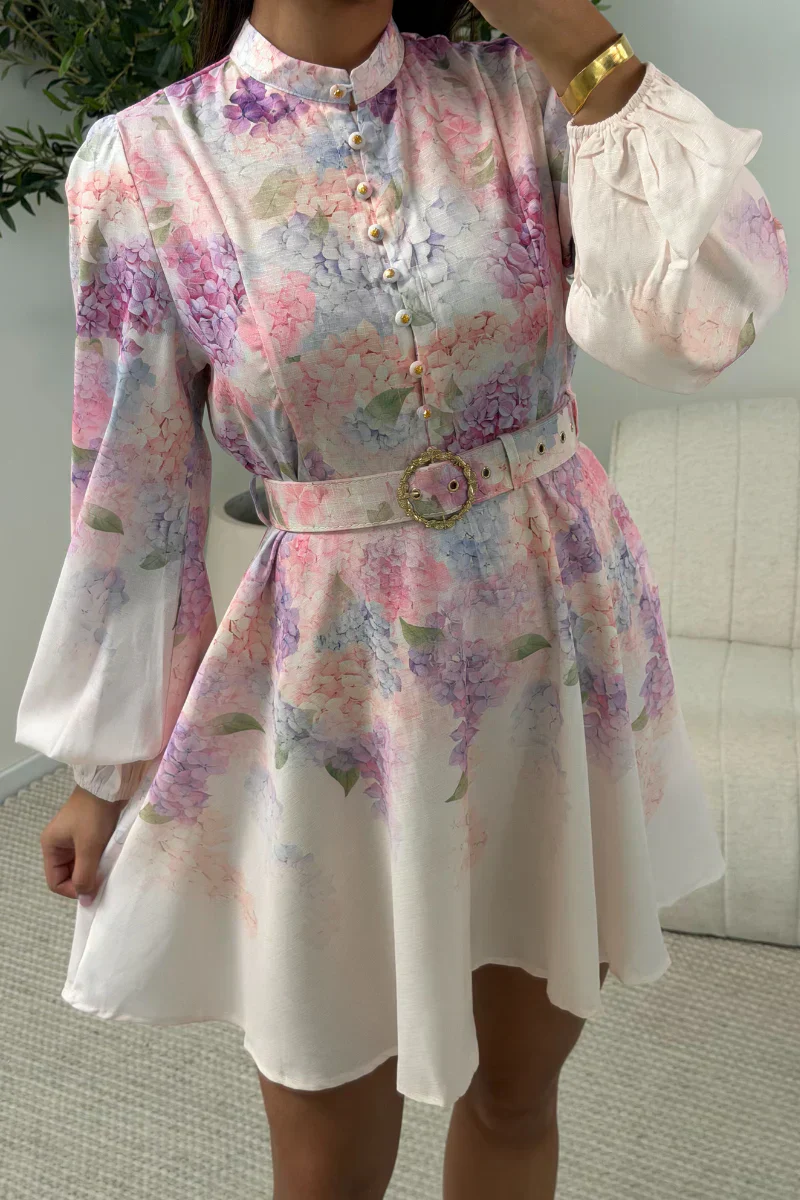 Sukienka Vianne – Jasnoróżowa - Image 3