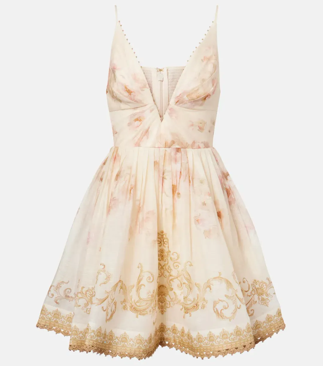 ZIMMER HYPNOTIC TRIMMED DRESS